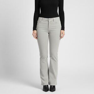 St. John’s Bay Corduroy Pants Women’s 18W Gray Bootcut Stretch Y2K Clean